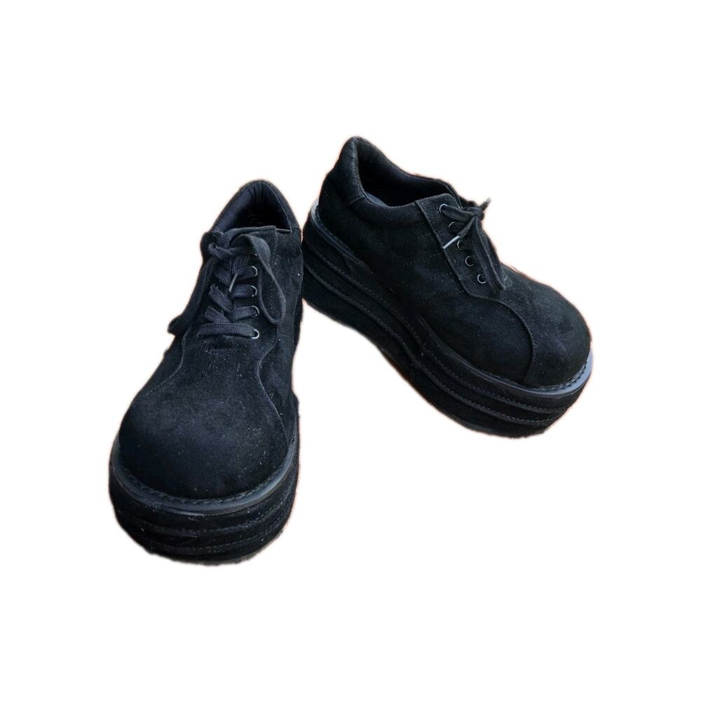 Demonia Men's Tempo-08 Brogue Lace-Up Shoes Goth Punk Grunge Y2K Rave Alt Sz 9